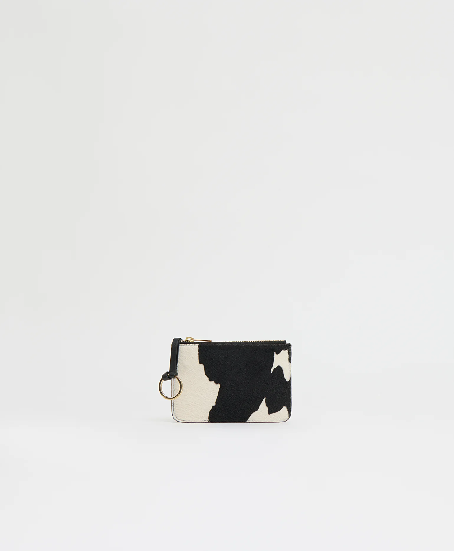 Keychain Zip Case - Printed Ponyhair
