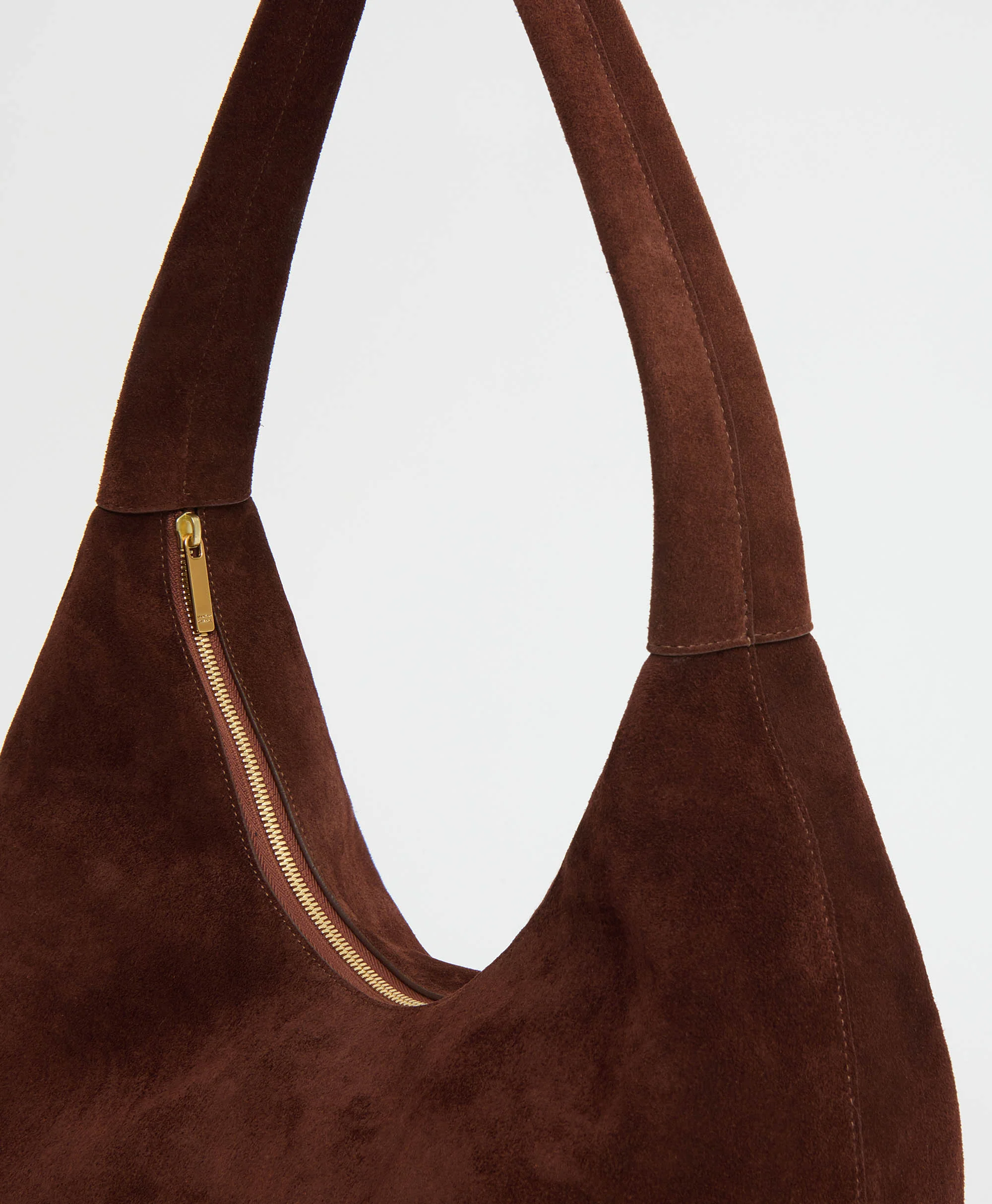 Maxi Candy Hobo - Chocolate Suede - Image 3