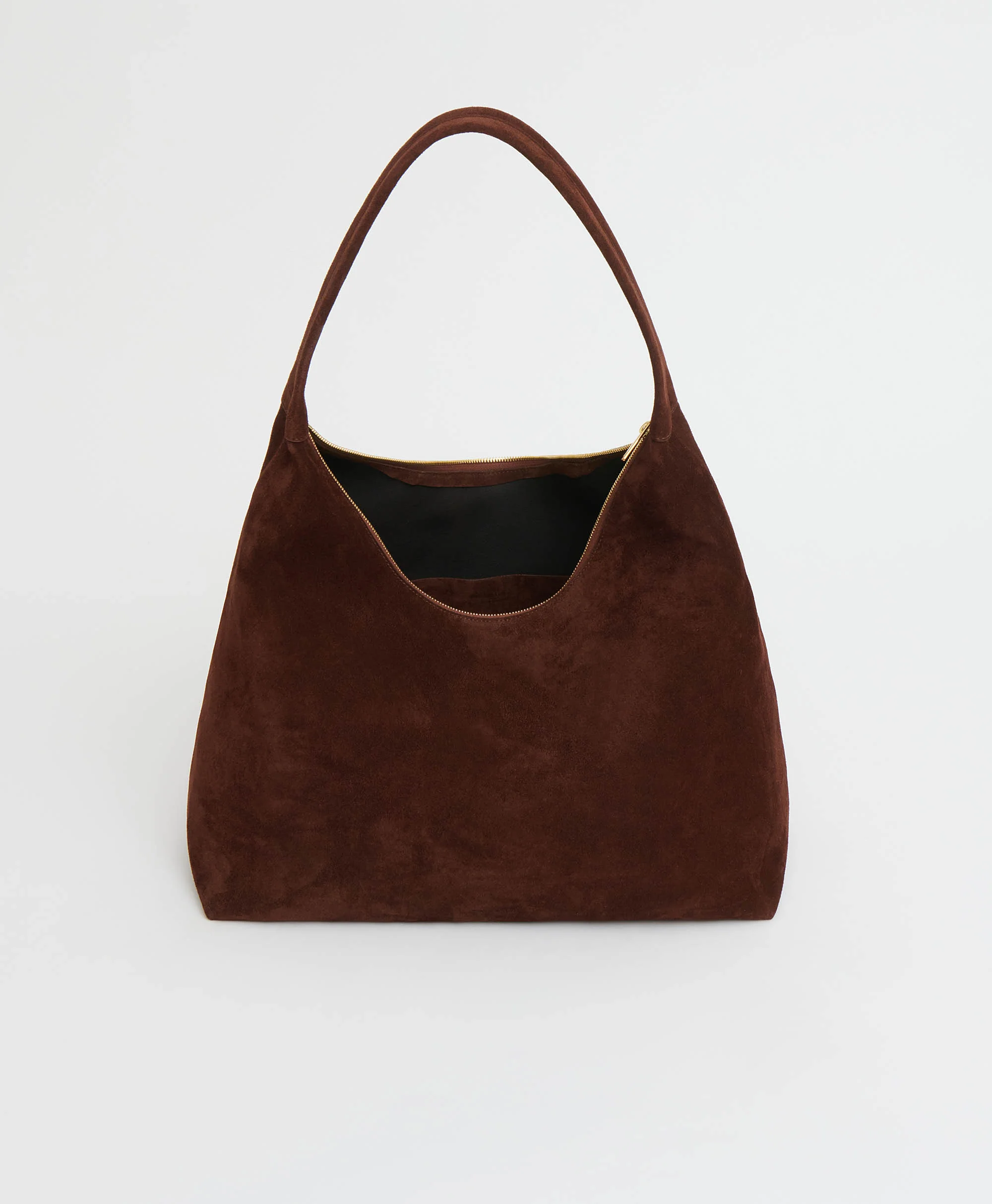 Maxi Candy Hobo - Chocolate Suede - Image 4