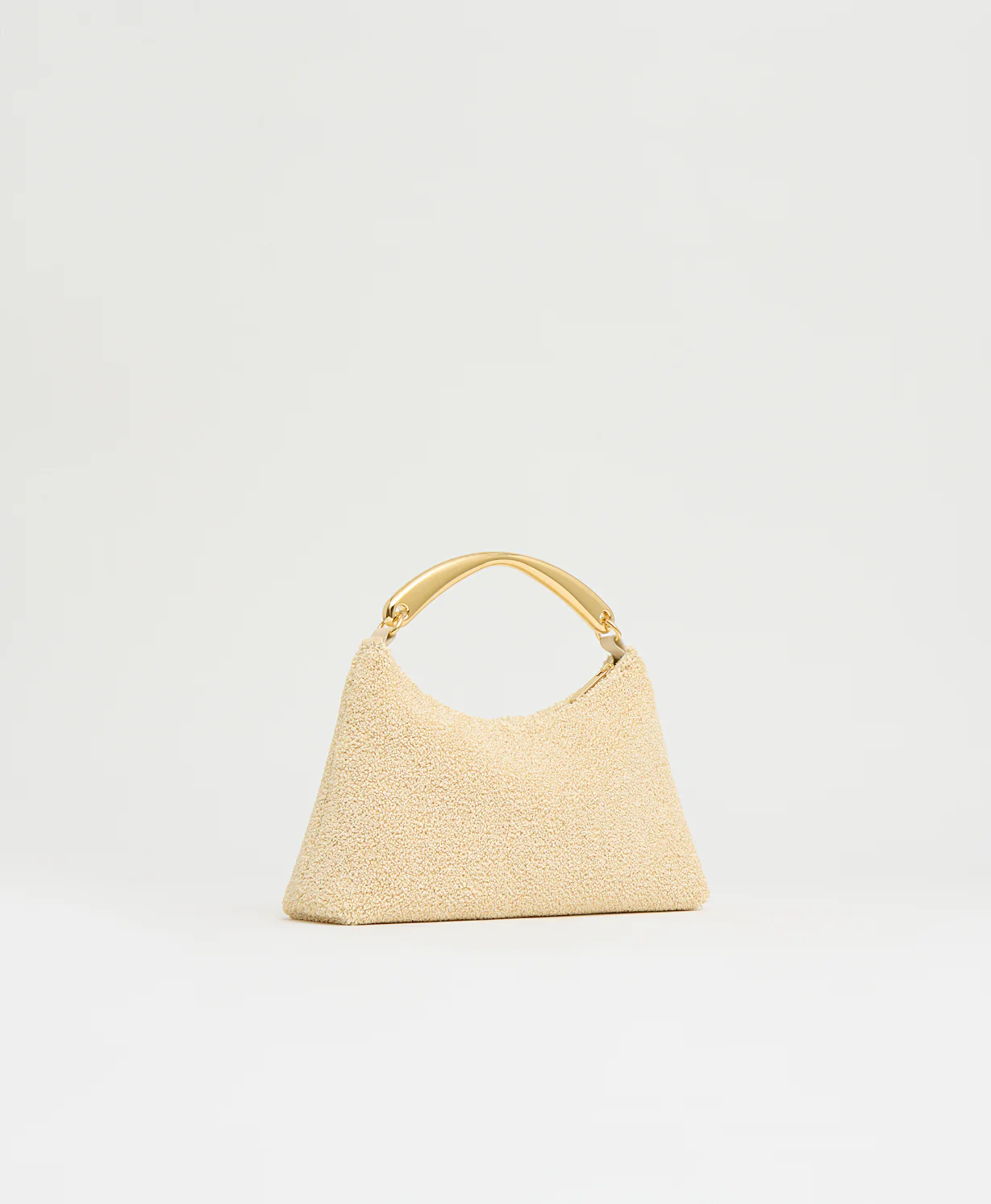 Metal Handle Rhea - Jasmine Textured Raffia - Image 2