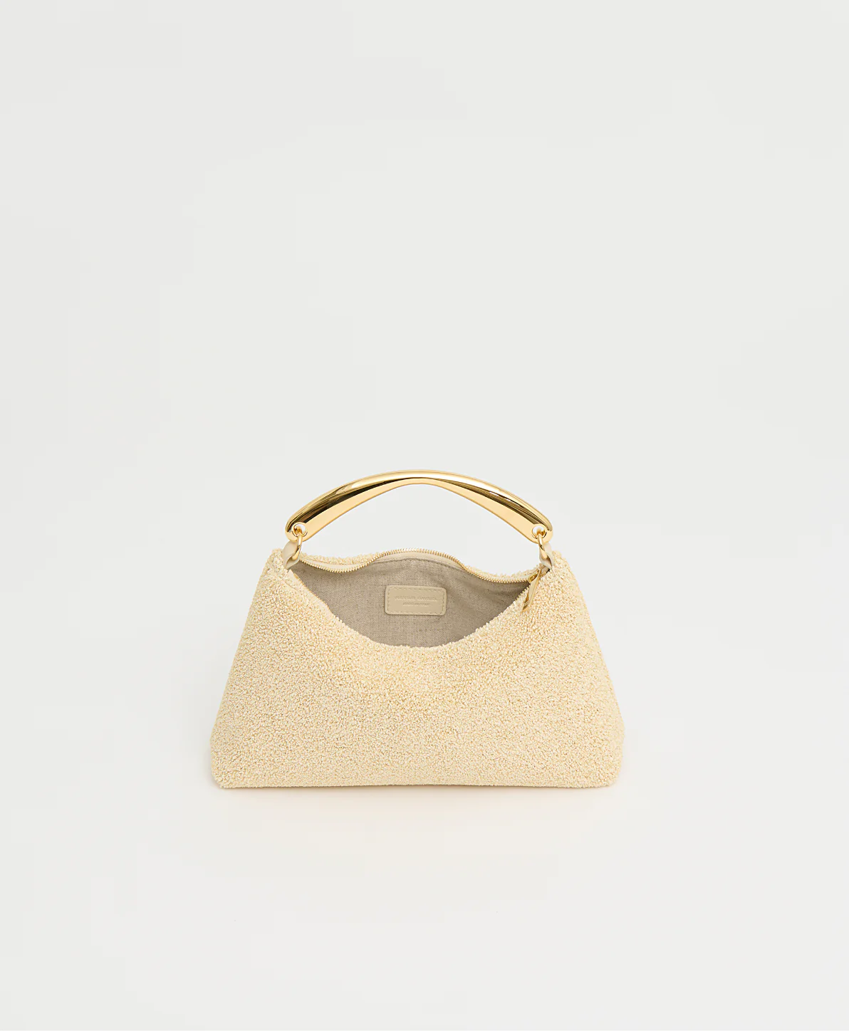 Metal Handle Rhea - Jasmine Textured Raffia - Image 3