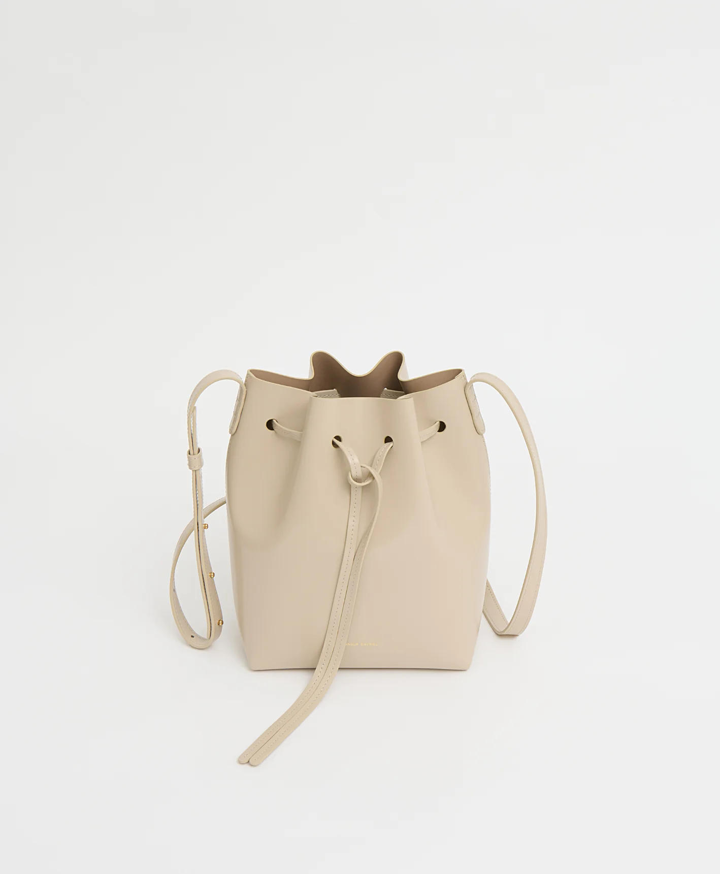 Mini Bucket Bag - Light Grey - Image 3