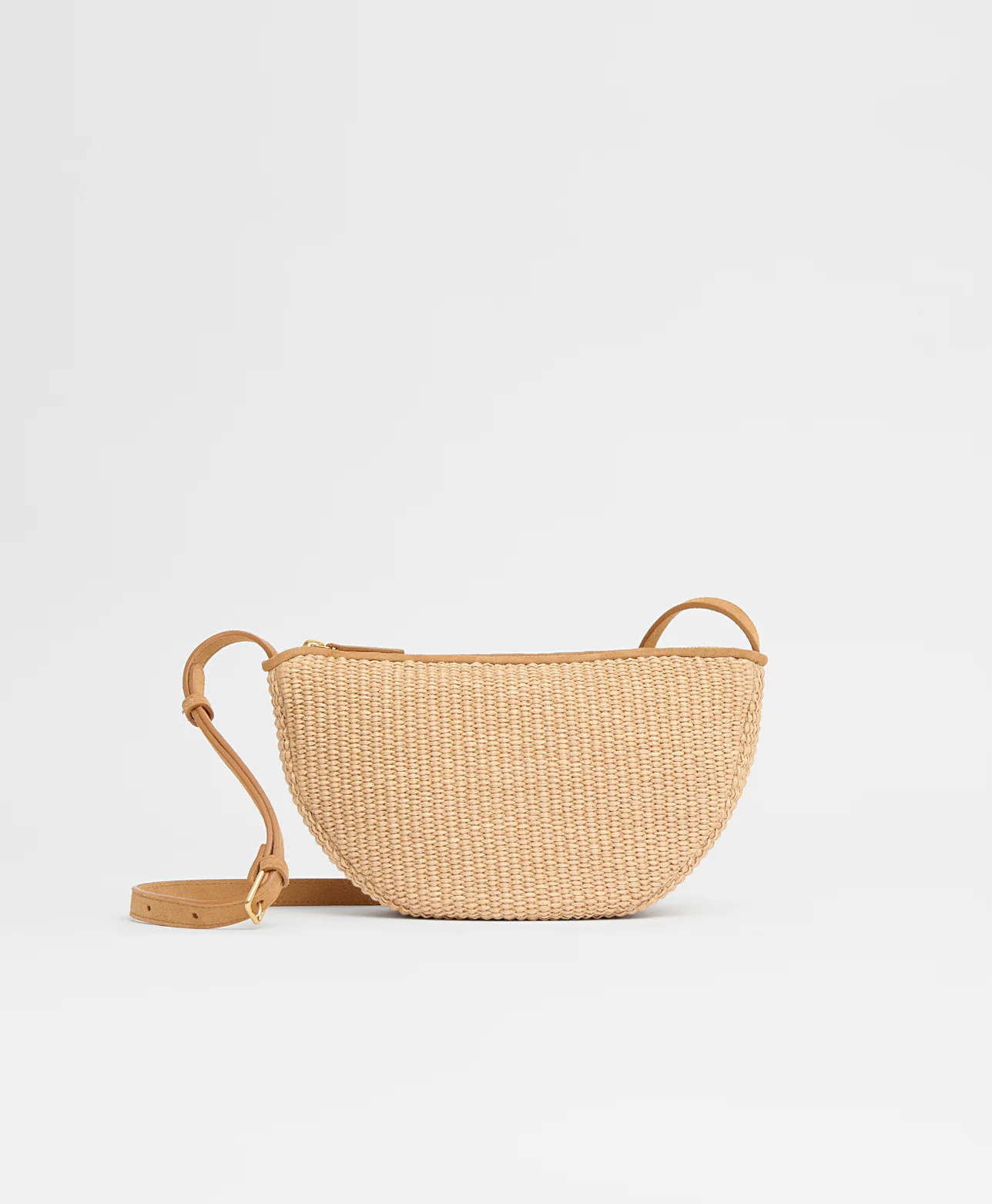 Moon Sling - Natural Raffia/Budino Suede