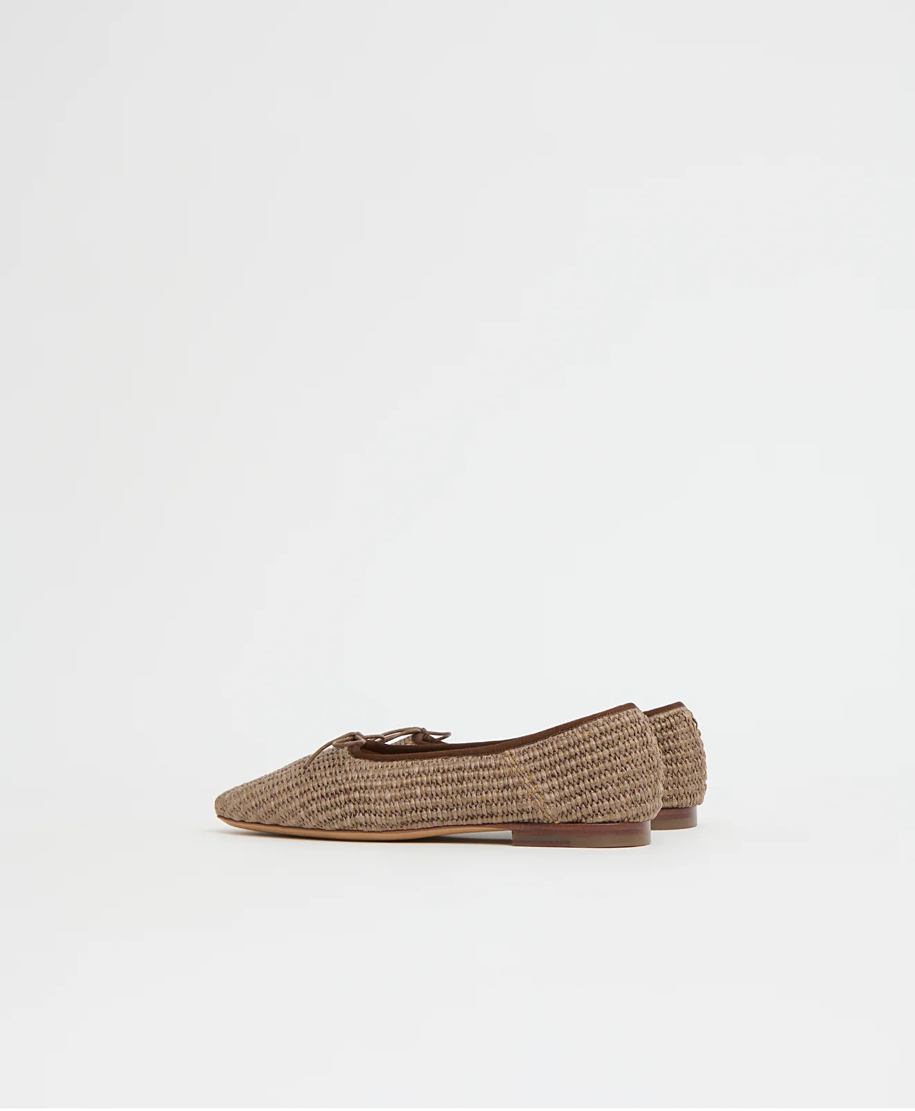 Square Toe Ballerina - Anise Raffia - Image 3