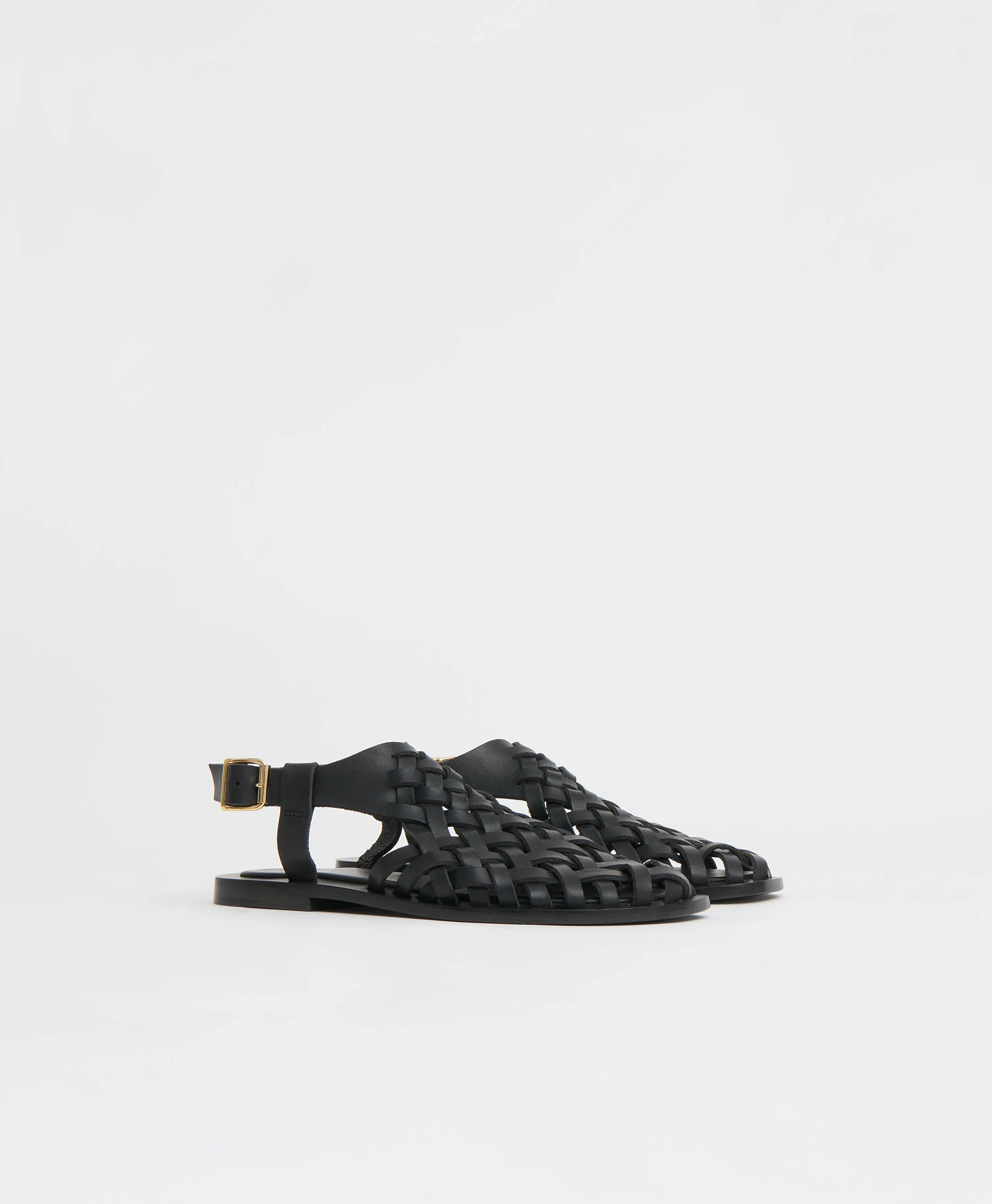 Woven Sandal - Black - Image 3
