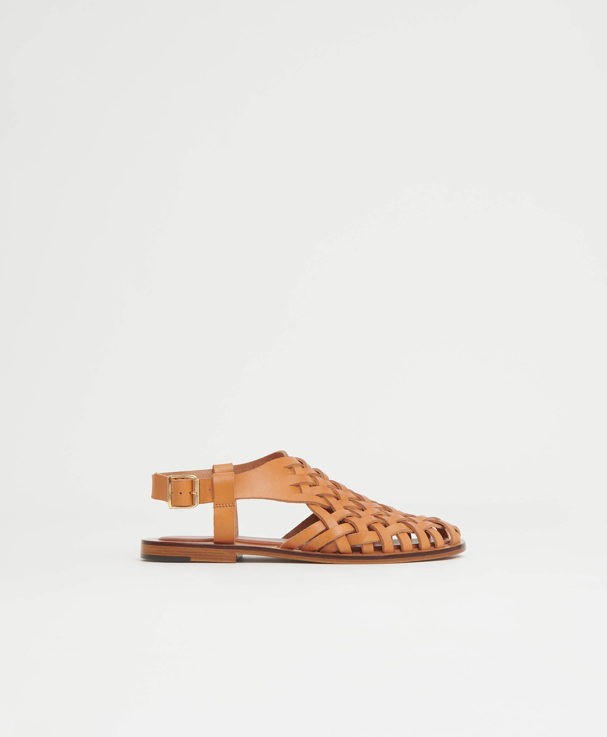 Woven Sandal - Cammello