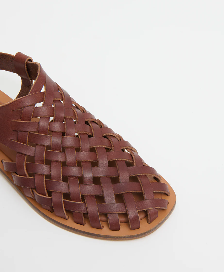 Woven Sandal - Chocolate - Image 5